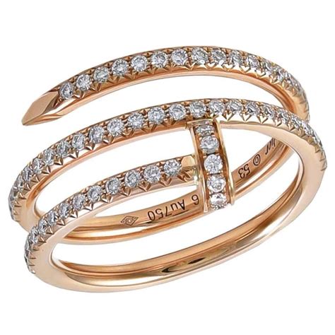 cartier ring nail price|cartier juste un clou rings.